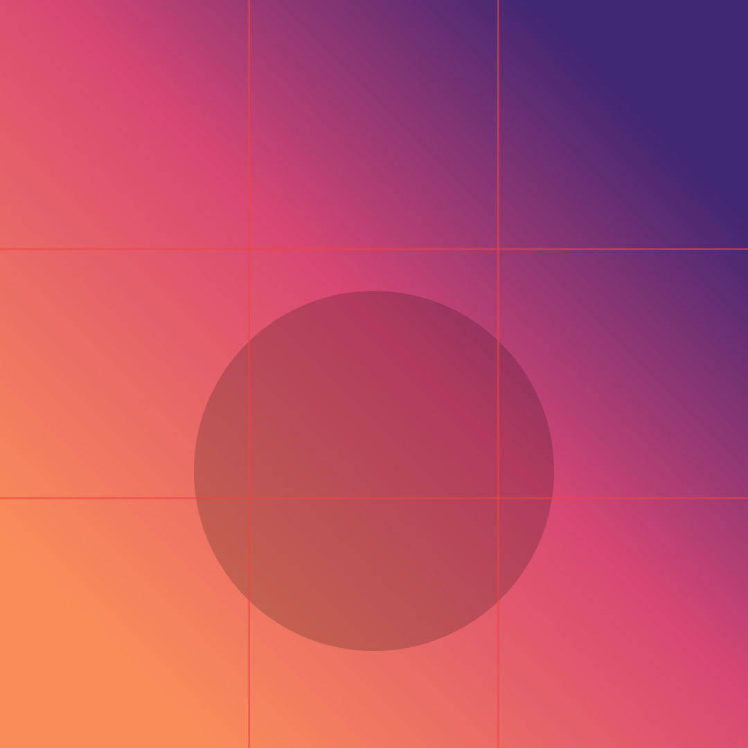 Preset Terços Padrão aplicado num post quadrado do Instagram